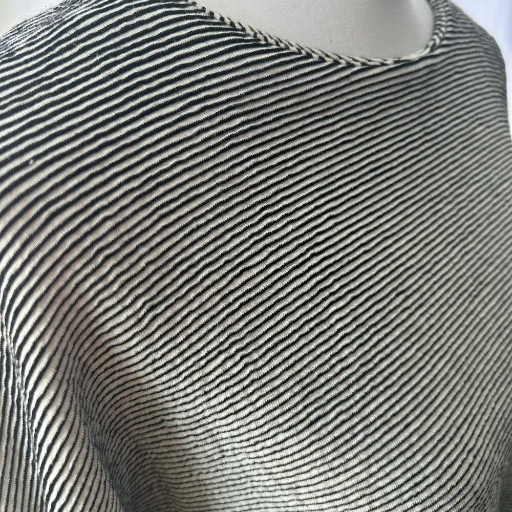 French Connection Striped Viscose Slouchy Top. - Picture 5 of 6